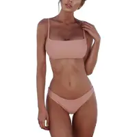 AWR Trendy Bikini Set | Swimwear / Zwemkleding | 2-Delige Set | Roze - L
