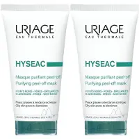 Uriage Hyséac Purifying Peel-Off Mask 2x50 ml Gezichtsmasker