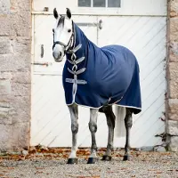 Horseware Amigo Jersey Integrated Cooler zweetdeken Navy