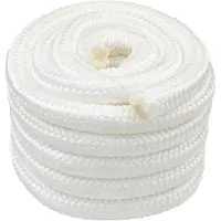 vidaXL Boottouw 5 mm 10 m Wit