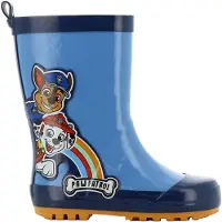 Leomil Paw Patrol - Regenlaarzen kinderen van 2 tot 6 jaar - Chase en Marshall Rubberen kinderlaarzen - Regenlaarsjes voor jongens - Maat 23 - Blauw
