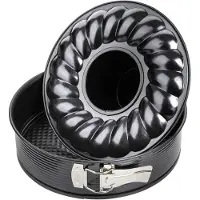 Famanu – Springvorm Ø 28 cm 2-delige ronde bakvorm met sterke anti-aanbaklaag en lekvrije sluiting