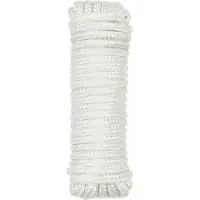 vidaXL Boottouw 14 mm 9 m Wit Polyester