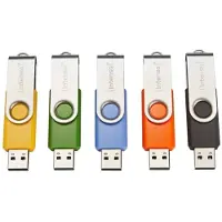 Intenso set van 10 Basic Line Type-A USB-stick 8GB Draaibaar, tot 28 MB/s, USB 2.0