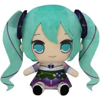 Furyu Hatsune Miku Kyurumaru Big Plush Figure Morning Glory 26 cm