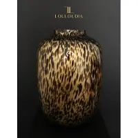 Vase the World Cheetah Gold L vaas