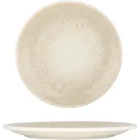 BY BONE Dessertbord - Natura - Porselein - 19 cm - set van 6