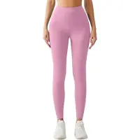 AWR Fashionable Sportieve Dames Legging | Hoge Taille / High Waist | Roze - M