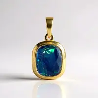Cavill - 925 Sterling Zilver Verguld - 1 961 ct Mezezo Opaal Ethiopië - Antiek Geslepen Zilveren Hanger - Elegant Uniek 22x12 mm
