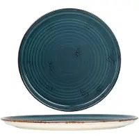 BY BONE Pizzabord - Harmony Tropical - Porselein - 32 cm - set van 2