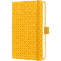 Famanu – Weekagenda 2026 A6 hardcover in helder geel, opvallende kleur met praktische weekplanning