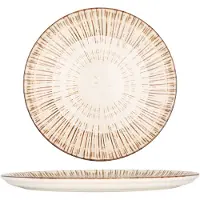 By Bone Pizzabord legna porselein 32 cm set van 2