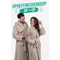 CozyLion Dames Badjas Badstof – 100% Duurzaam Katoen – Oeko-Tex – Beige – Sauna & Wellness Badjas – Ochtendjas Vrouw – Met Capuchon & Ruime Zakken