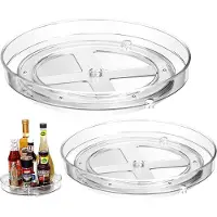 Famanu - Draaiplateau set 2 stuks 23 cm kruidenrek keuken koelkast organizer