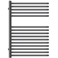 LuxeBath ML-Design badkamer radiator 500 x 800 mm antraciet, design radiator voor badkamer, design radiator handdoekdroger handdoekverwarmer handdoekstang, incl. montageset