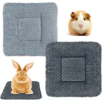 Famanu - Pluche bed 30x30 cm voor kleine dieren en konijnen