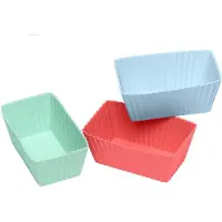 Famanu – Compacte siliconen bakvorm voor kleine cakes en desserts in pastelkleuren