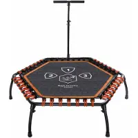 Magic Circle Pro Fitness Trampoline Hexagon 125 cm Oranje