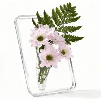 Famanu – Acryl Vaas Transparant Kleine Decoratieve Vaas voor Thuis - Feestelijke Versiering - Geschikt voor Interieurinrichting (Transparant)