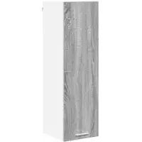 vidaXL - Hangkast - met - opslag - Grijs - Sonoma - 30 - x - 31 - x - 100 - cm - Bewerkt - hout