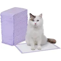 Famanu – bodem voor kattenbak - met sneldrogend oppervlak - geurloos - set van 40 - hygiënisch en makkelijk weg te gooien