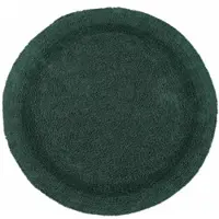 Homescapes Ronde Badmat Bosgroen 80 cm gemaakt van 100% Katoen