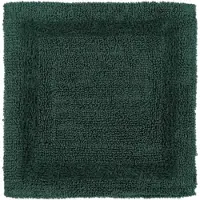 Homescapes douchemat bosgroen 50x50 cm gemaakt van 100% katoen