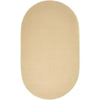 Homescapes Handgeweven gevlochten vloerkleed in beige, 110 x 170 cm