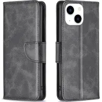 Mobigear Telefoonhoesje geschikt voor Apple iPhone 15 Hoesje | Excellent Bookcase Portemonnee | Pasjeshouder voor 3 Pasjes | Telefoonhoesje voor Pinpas / OV Kaart / Rijbewijs - Zwart
