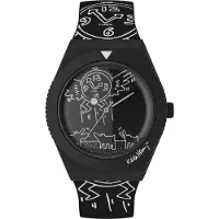 Timex Keith Haring X Q Heren Zwarte Horloge TW2W25600