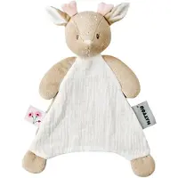 Nattou FanFan Baby Knuffeldoekje - 25 x 20 cm - Doudou hertje - Baby Cadeau - Beige