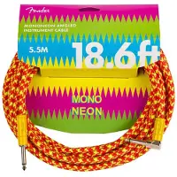 Fender MonoNeon Instrument Cable 5,5 m Recht - Gebogen Instrumentkabel