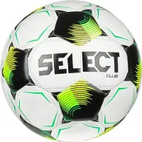 Select Club V26 Voetbal Maat 3 Wit Zwart Felgroen Geel