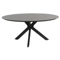 4SO Locarno dining tafel antraciet HPL slate dia 160 cm