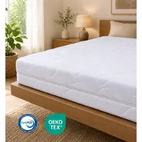 Sleep sense Matras Hybrid Koudschuim - 80x200 - circa 20 cm dik - Anti Allergisch - Afritsbare hoes - 100% veilig