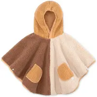 Bemini Reisponcho 9-36m - Warme teddy - Muffin