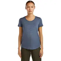 Icebreaker - Women's Merino Cool-Lite Sphere III S/S Scoop - Merinoshirt XS, blauw