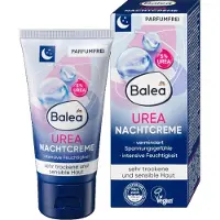 Balea 5% Urea Nachtcrème - Ureum crème - Voor de zeer droge en gevoelige huid - 50 ml