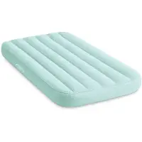 Intex Cozy Kids Luchtbed Blauw 157x88x18 - 1 Persoons Opblaasbaar Luchtbed - Kinder Luchtbed om op te slapen - Luchtmatras - Opblaasbaar Matras - Slaapmat - Kampeermatras