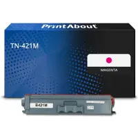 PrintAbout Huismerk vervangt Brother TN-421M Toner Magenta