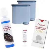 Eccellente Onderhoudspakket voor Philips LatteGo - 2 AquaClean Waterfilters, Reinigingstabletten, Melksysteemreiniger & Smeervet