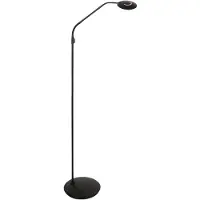 Steinhauer Exclusive - vloerlamp - Zenith2 - zwart - kunststof metaal - design lamp - LED - 4395ZW