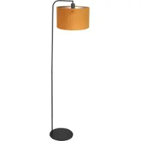 Steinhauer Vloerlamp Stang 4793ZW met gouden velours kap