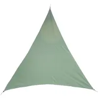 Hespéride Premium kwaliteit schaduwdoek/zonnescherm Shae driehoek groen - 3 x 3 x 3 meter - Terras/tuin zonwering