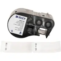 Brady M4-51-427 gelamineerde vinyl labels zwart op wit/transparant | 63,5 mm x 25,4 mm (origineel)