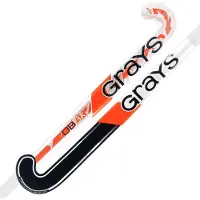 Grays DB9Xi Dynabow Senior Indoor Hockeystick Wit/Oranje/Zilver