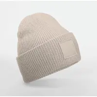 Beechfield Muts met brede revers en toon-op-toon patch B336R