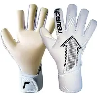 Reusch Attrakt Fastgrip Silver Goalkeeper Gloves Wit 10