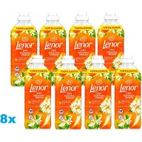 Lenor Wasverzachter Orange & Verbena – 8 x 59 Wasbeurten – Voordeelverpakking – 8 Stuks