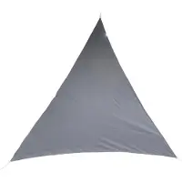 Hespéride Premium kwaliteit schaduwdoek/zonnescherm Shae driehoek grijs - 4 x 4 x 4 meter - Terras/tuin zonwering
